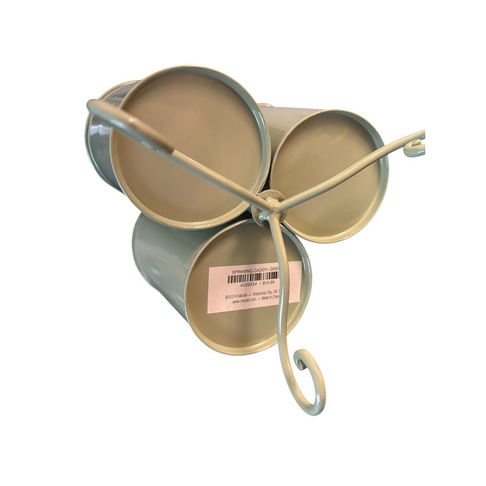 Spinning Caddy Utensil Holder Sage Green - Picture 4 of 4